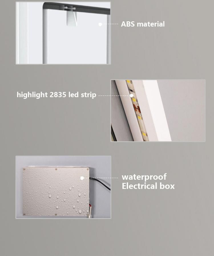 Best Selling Modern Design Waterproof LED Bathroom Mirror Rectangle