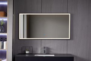 Wholesale Glass Touch Screen LED Wall Smart Vanity Desk and Mirror