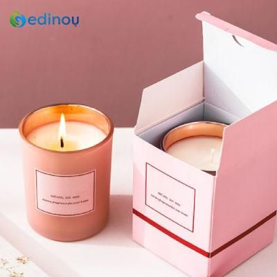 Wholesale Matte Pink White Black Frosted Candle Holders for Candles