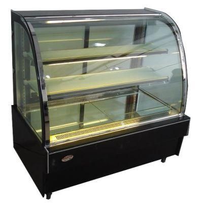 Cake Showcase with 3 Layers Glass Shelf, Pastry Showcase Cooler, Refrigerated Display Case