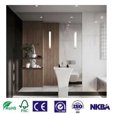 Hotel European Modern Wall-Hung MDF PVC and Plywood Bathroom Cabinets