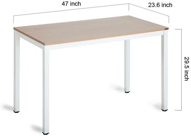 High Quality Dining Room Furniture Simple Dining Table Wood/Stainless Steel Stand Square Dining Table.