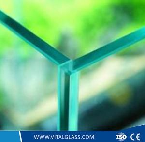 3-19mm Float Clear Glass/Toughend Laminated/Reflective/Frosted Glass for Windows and Doors