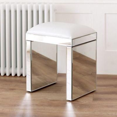HS Glass Simple Style Excellent Workmanship Vanity Set with Stool