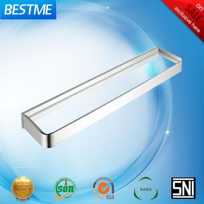 Chrome High End Brass Glass Shampoo Shelf for Bathroom Bg-D21003