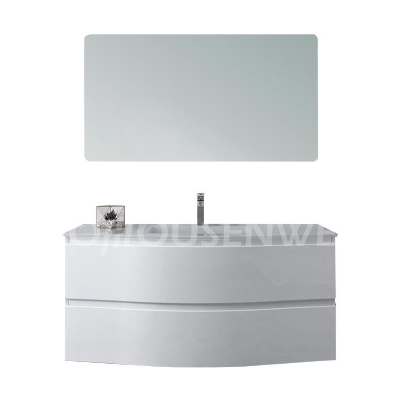 Copper Free Mirror PVC Bathroom Furniture