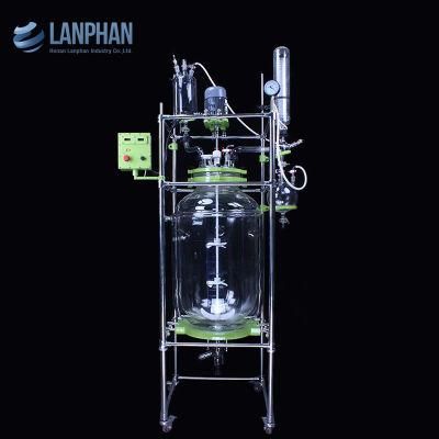 Fluidized Bed Single Jacketed Glass Reactor