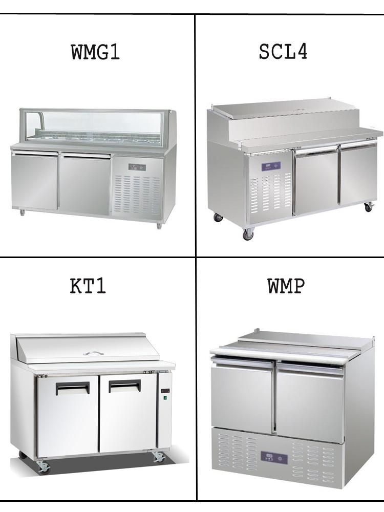 Cheering Commercial Marble Pizza/Sandwich Refrigerated Workbench