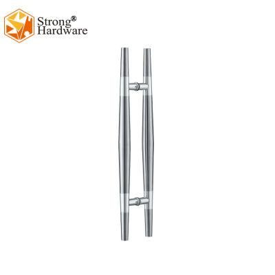 SUS304 H Shape Customized Glass Doors Lever Handle for Glass Door