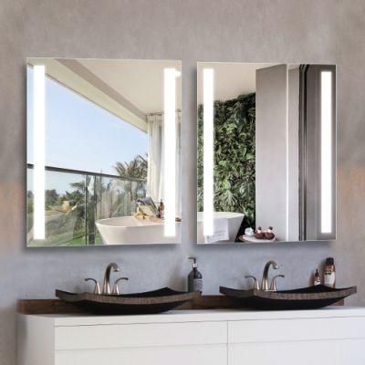 Salon Furniture Hotel Bathroom Mirrors Decorative Gold Wall Bath Mirror