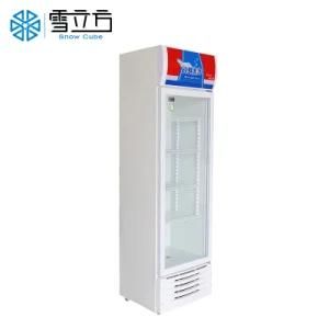 Qualities Product Upright Cake Chiller Showcase Glass Display Commercial Door Freezer