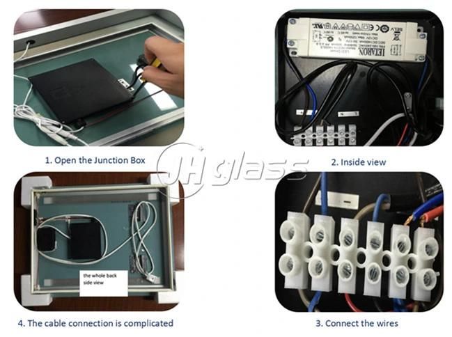 Bathroom LED Mirror with Bluetooth and Radio