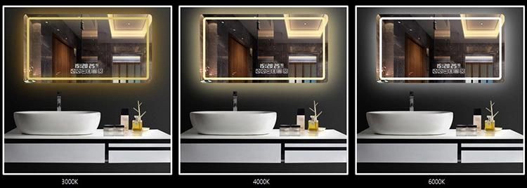 Wholesale Custom Backlit Illuminated LED Mirror with Touch Switch for Bathroom Make-up