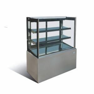 Refrigerated Cake Display Cases Commencial Display Glass Showcase for Sale