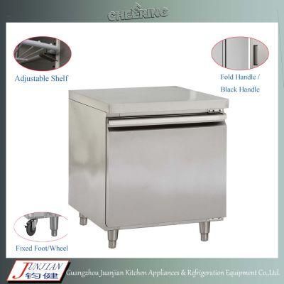 Ce Approved Desktop Stainless Steel Restaurant Prep Table Refrigerator Workbench