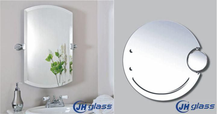 2-6mm Decorative Double Coated Clear Aluminum Bathrtoom Processing Mirror for Bathroom