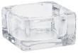 Square Glass Clear Candle Holder