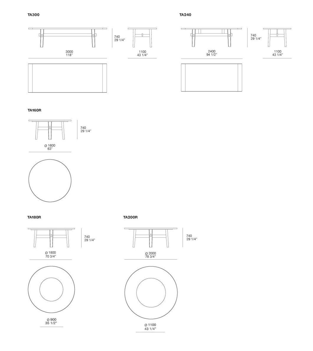 Home Hotel, Tables, Wooden Tables, Latest Italian Design Dining Room Set in Home and Hotel Furniture Custom-Made