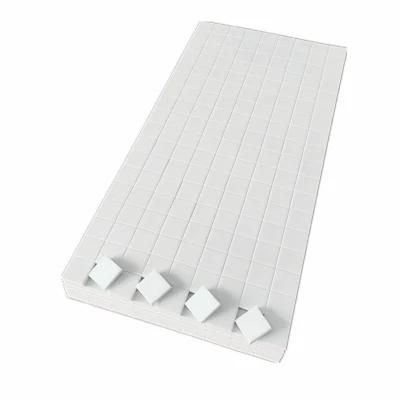 15*15*4+1mm White EVA Rubber Separator Pads with Cling Foam for Glass Shipping on Sheets