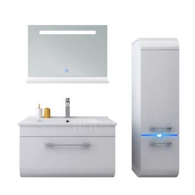 Bathroom Vanity Cabinet Furniture with Glass Shelf HS-E1118