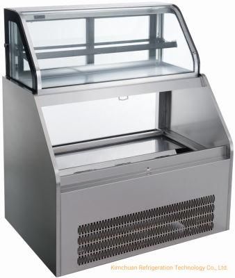 Double Tempretures Display Chiller Deep Freezer Refrigaration Equipment Cabinet