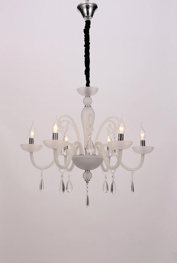 Large Luxury Double Layer Vintage for Home Lighting Furniture Decorate Indoor Living Room Custom Matte White Design Crystal Chandelier Factory Supply