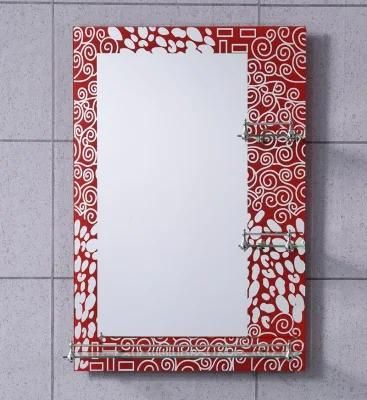 Nice Double Layer Home Decorative Bathroom Resin with Shelf Mirror