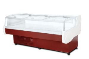 Curved Glass Open Service Showcase for Convenient Store Cxr-2712mr