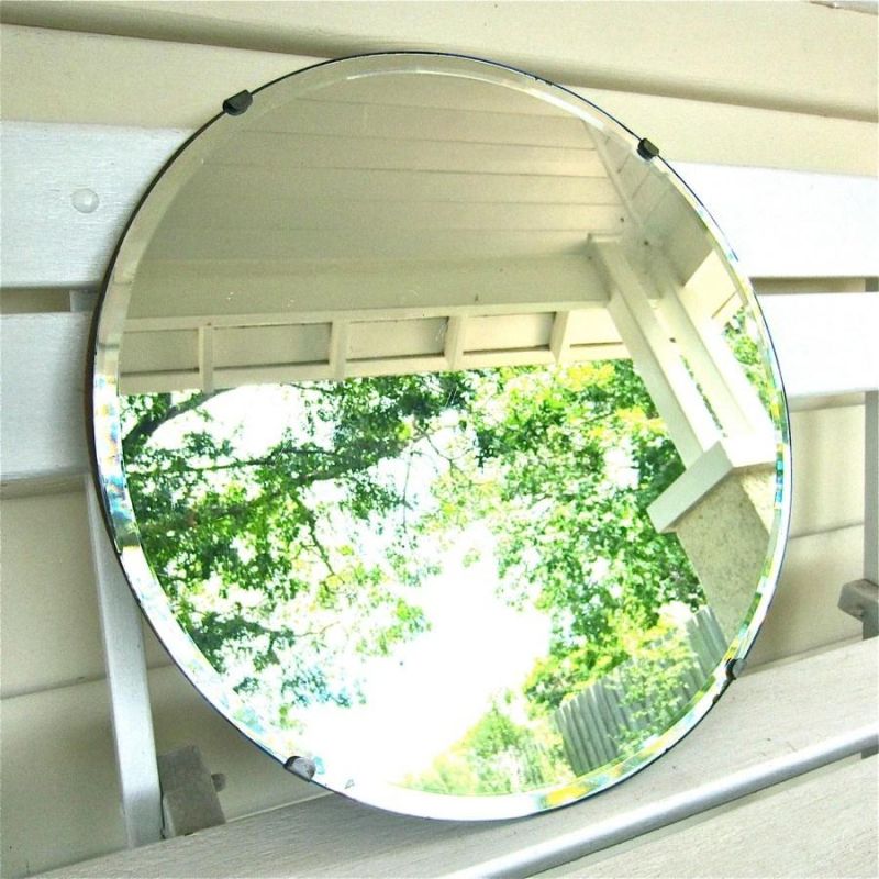 Beveled Edge Mirror Glass for Indoor Decoration Application