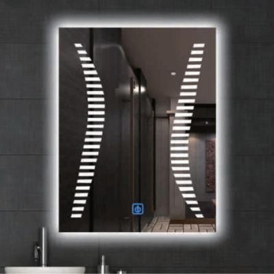 Wholesale Hotel Bathroom New Product Home Wall Mirror Makeup Light Glass Silver Toilet &#160; LED Mirror