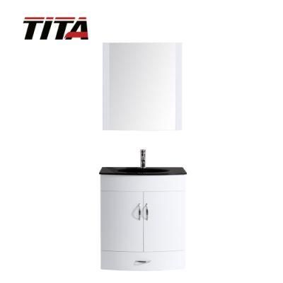 Economical Tempered Glass Top Bathroom Cabinet TM8130-30W