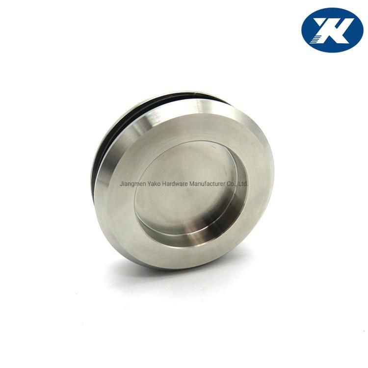 Bathroom Hardware Polished Brass Sliding Glass Door Round Handle