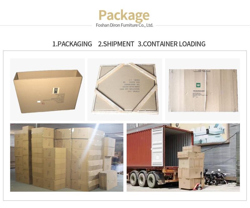 Diron Unfolded Carton Box Customized China Home Set Dining Furniture