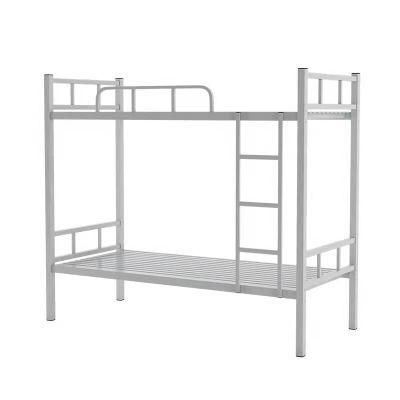 China Wholesale Modern Office School Furniture Dormitory Hotel Metal Double Steel Bunk Bed for Student