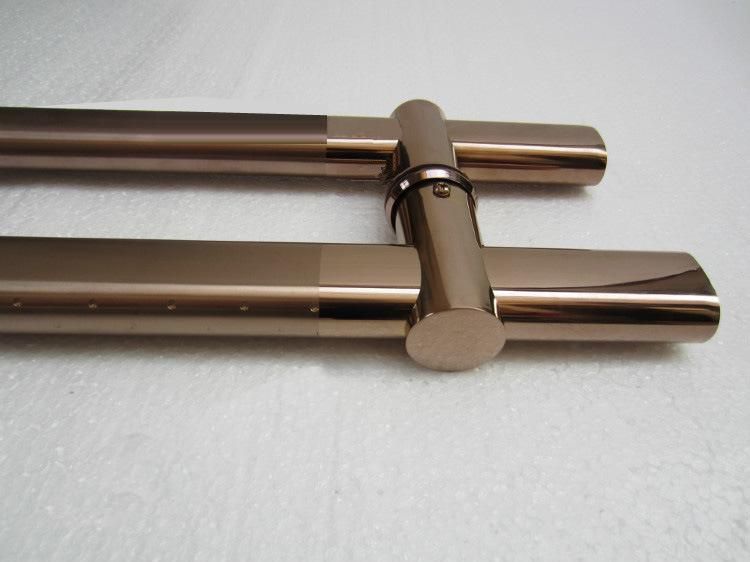 Designed Metal Pull Handle Glass Door Handle Gold Brushed Stainless Steel Handle