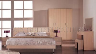 2016 Popular Modern Bedroom Bed Elegant Design King Size (SZ-BT006)