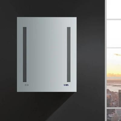 Bathroom Premium Quality Single Door Cabinet with LED Mirror in Competitive Price Medicine Cabinet