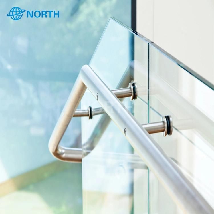 Safety Tempered Laminated Railing Glass System Aluminum/Ss Standoff Railing System Staircase Fence Balcony Balustrade Glass System