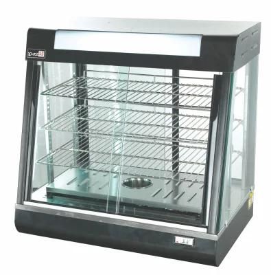 Industrial Glass Sweet Food Warmer Display Showcase