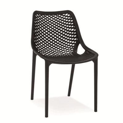 Modern Outdoor Furniture Stackable Plastic Air Chair Multi Colors Plastic Outdoor Air Plastic Chair for Garden