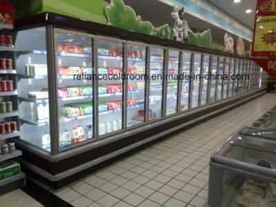 Glass Door Multideck Showcase for Supermarekt