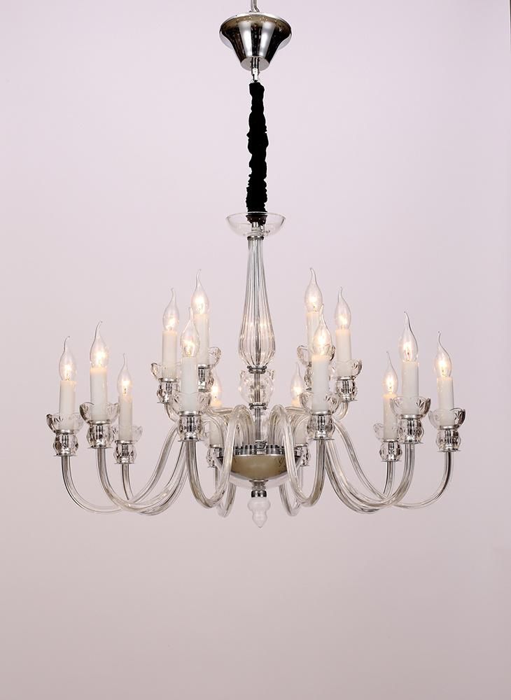 2021 New Design European Style Classic Living Room Indoor Six Lights Glass Chandelier Lights