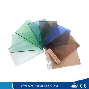 Tinted/Colored Patterned Tempered Clear Float Louver Glass