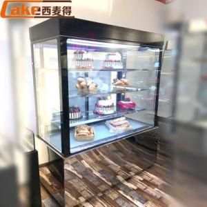 Fresh Fruit Bread Display Refrigerator Cooler Touhened Glass Deseeert Cabinet Freezer Cake Showcase