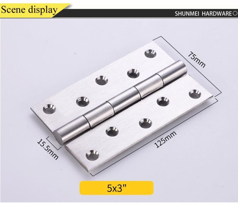 Bangladesh Market Stainless Steel 201 Head Weld 5 Inch Welding Door Hinge for Wooden Door