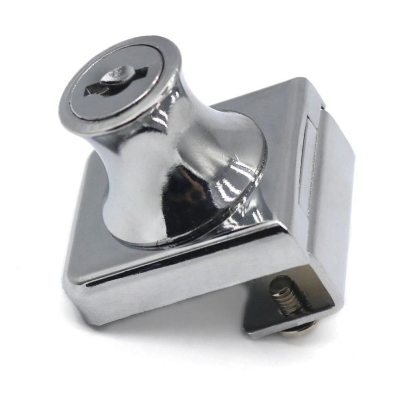 Security Swing Cabinet Zinc Alloy Single Glass Door Lock