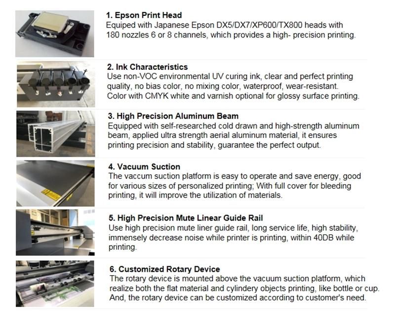Ntek Mini UV Flat Bed Printer Printing Machine Price