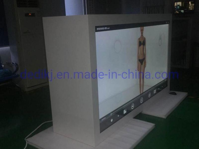 86 Inch Full HD LCD Transparent Showcase with CE Approval