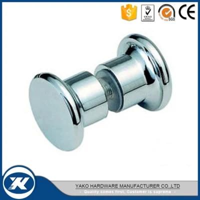 Yako Bathroom Hardware Commercial Hotel Stainless Steel Shower Glass Door Knob (YDK-004BR)