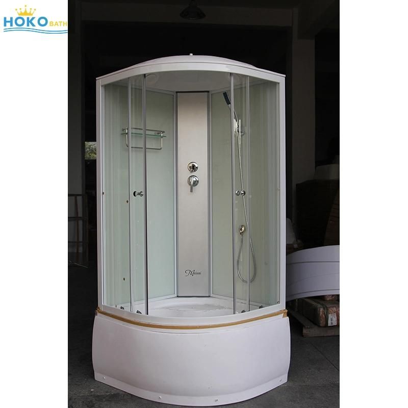 Whirlpool Massage Bathtub Bathroom Furniture Tempered Glass Steam Shower Room